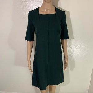 M.M. Lafleur Woman's Polyester Dress in Rainforest Green Classic Career 6